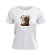 Wanderschuh-Blumen | Damen Premium Organic T-Shirt