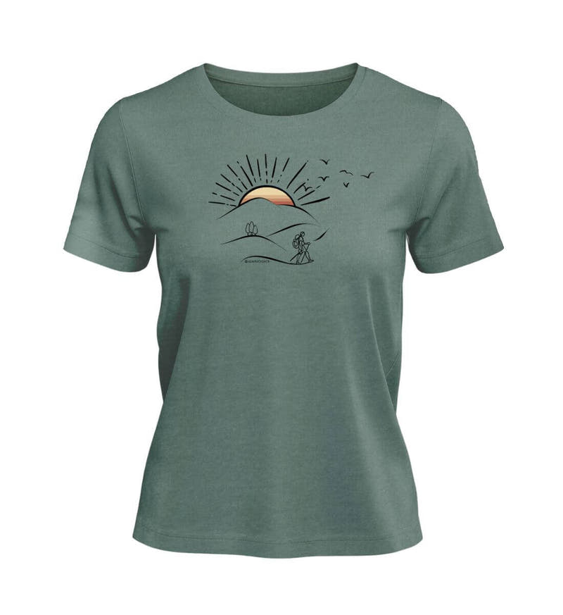Wanderungen | Damen Premium Organic T-Shirt von Rad&Rucksack