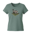Waschbär Hallo | Damen Premium Organic T-Shirt (Fitted)