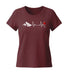 Wein Berg Herzschlag | Damen Premium Organic T-Shirt (Fitted)