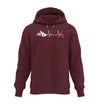 Wein Berg Herzschlag | Unisex Organic Hoodie