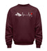 Wein Berg Herzschlag | Unisex Organic Pullover