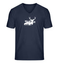 Wild and Free | Herren V-Neck Premium Organic T-Shirt