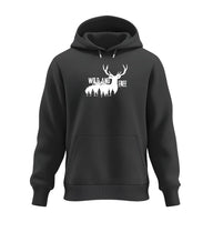 Wild And Free Hoodie Schwarz – Produktbild (350 g/m² Bio-Baumwolle) von Rad&Rucksack
